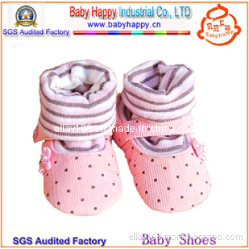 Winter Cotton Baby Sock Shoes for Infant Girl (BH-WB306)